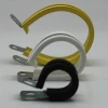 P retaining clip, rubber coated hose clamp