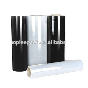 Pallet wrapping PE material black stretch film