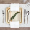 Palm Leaf Square Plates | Biodegradable , Natural, Compostable, Handmade | Great for Parties and Weddings