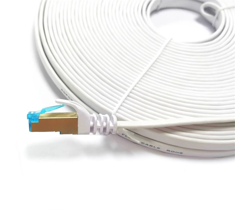 Patch Cable Bare Copper SSTP Cat7 Lan Cable Customized Pass Fluke Testing Patch Cords
