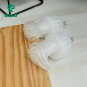 PCR Eco-friendly Gzlg Manufacturer Wholesale Cosmetic Lotion Pump Semitransparent Body Lotion Foam Pump