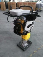 Petrol drive soil tamping impact rammer road construction gasoline jumping rammer compactor
