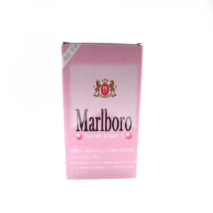 Pink Color Push Automatic Open Custom Exquisite Women  Aluminum Cigarette Case /Box