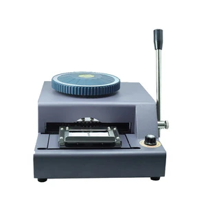 Plastic card Embosser Indenter Hot Stamping Machine for Pvc Card