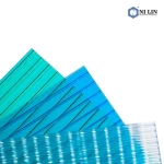 Plastic polycarbonate sheets 16 mm polycarbonate hollow commercial sunscreen and UV protection sheet