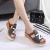Import Platform Heels Slipper Sandals for Women Soft Leather Comfortable Slippers Open Toe Wedges Heel Summer Ladies Shoes from China