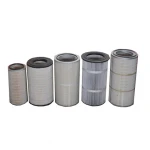 Polyester Anti-static Synthetic Fiber Spun Bonded PTFE membraneIndustrial Dust Filter Cartridge