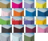 Polyester table skirting cover and table linen table skirts