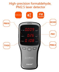 Portable air PM2.5 PM10 concentration meter analyzer indoor air quality inspection