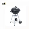 Portable Smokeless 18" Kettle Outdoor Camping Mini Charcoal Balcony Bbq Grill Barbeque Grill Barbecue Grill with Wheel