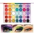 Import Pressed Power Makeup Cosmetics Label Glitter Waterproof Luminous Eyeshadow Palette 35 colors from China