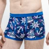 print ice silk breathable waist four corner boxer New design men&#039;s comfortable sexy boxer