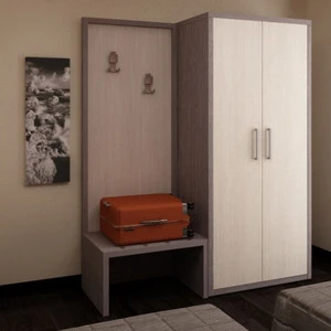 Professional design hotel furniture wardrobe for rooms