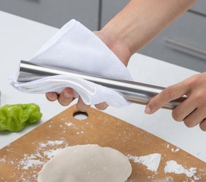 Professional French Rolling Pin for Baking (16 inch), Top-Grade Stainless Steel, Light Weight, Easy to Roll Design