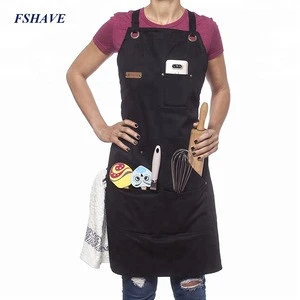 Professional Grade Chef BBQ Apron for Kitchen and Grill Apron with Tool Pockets Quick Release Buckle