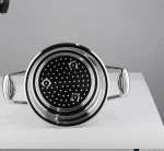 Professional Platinum Stainless Steel Medium Food Steamer Pot- Wholesale Pricing- Landed in USA- Ready to Ship