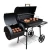 Import Professional powder coated skewer BBQ grilling set 2 in 1 with wheels and thermometer smoker bbq grill from China