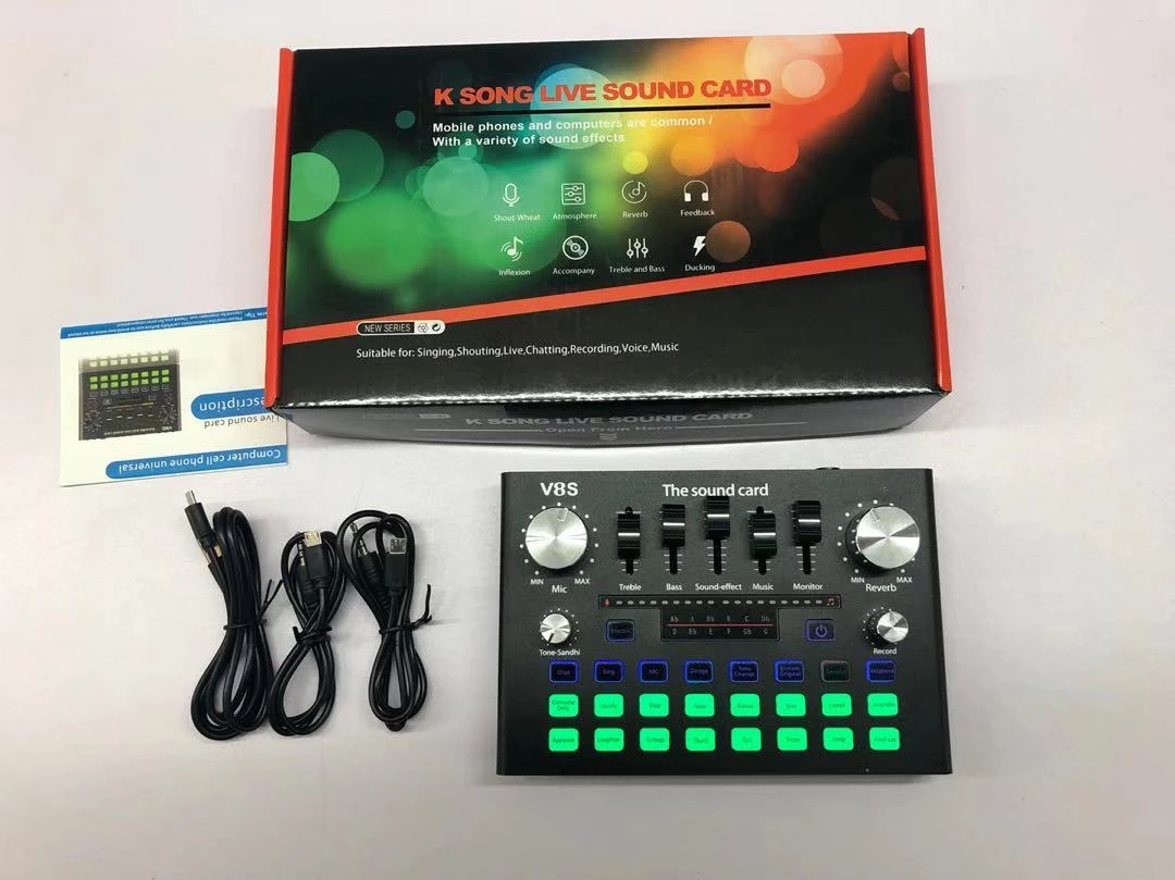 Professional Recording  Audio Usb Sound Card Made In China studio sound card