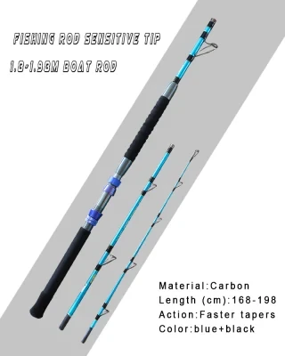 Professional Sensitive Tip 1.8-1.98m Boat Fishing Rod