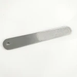 Professional Stainless Steel Round Nail Care File with Double Sided for Manicure Nails File