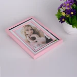 Promotion gift plastic PVC Photo Frame with customized color