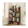 Promotional high quality living room furniture solid wood small simple bookcase bookshelf cabinet