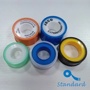 ptfe waste pvc pipe tape with competitive price expanded ptfe gasket tape for hardware using