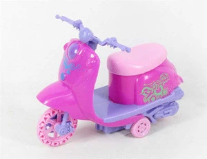 Pull back motor cycle toy for girl 17x5x7cm