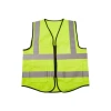 pvc sleeveless sleeveless two-color fire warden guard executive breathteble signaling high visibility reflective safety vest//