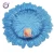 Import PZ29000 Cheap Wedding flower shape blue glass charger plates from China