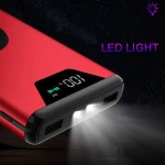 QI Wireless Charger Power Bank 20000mah Portable Dual USB with Digital Display External Battery Powerbank for iphone X 8 Samsung