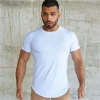 Quick Dry Training T-shirt USA Size Sports T Shirt Round Bottom Mens Tee Shirt