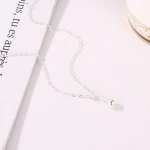 QWS01 Huilin Minimalist Teardrop Waterdrop Necklace Bracelet Earrings And Ring 4 Piece Jewelry Set