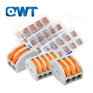 QWT equivalent 2/3/5 Poles Replace Wago 222 Conductor Compact Wire Connectors