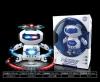 RC robot toy plastic electric 360 degree rotation robot with music&dance