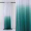 Ready Made Gradient Color Voile Fabric Sheer Curtain For Living Room