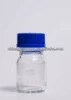 Reagent Bottles with Blue Plastic Cap of Lab Glassware