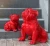Import red bull dog statue custom bulldog sculpture from China