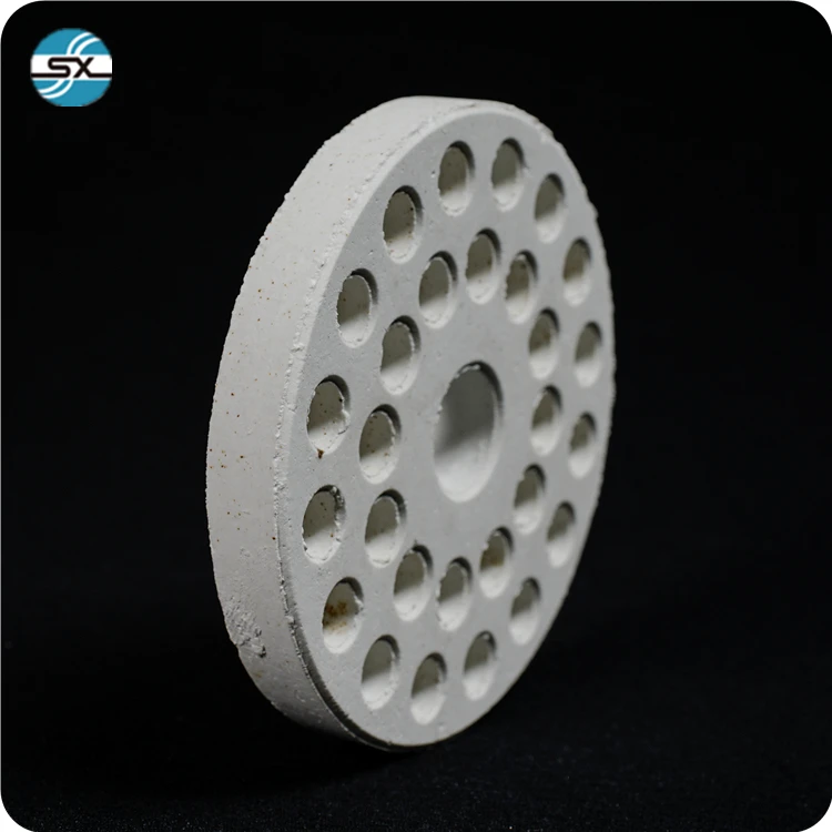 refractory ceramic disc parts mullite ceramic insulator