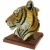 Import Resin Hotel home decoration realistic animal Tiger head figure sculpture gift from China