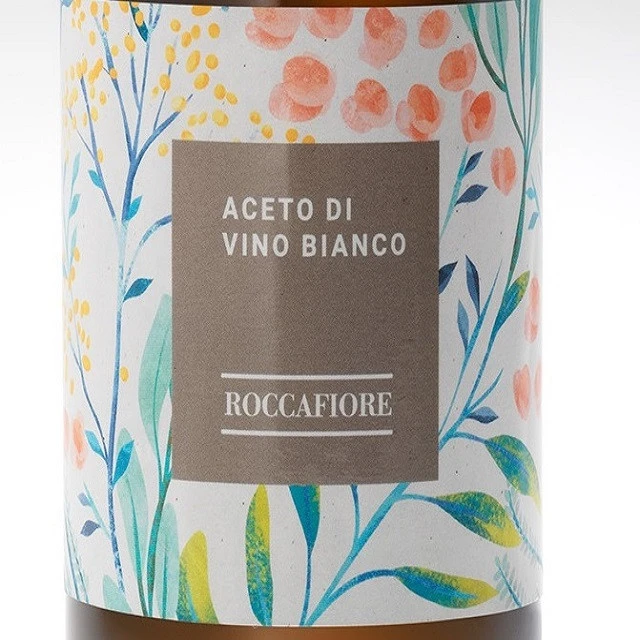 Roccafiore Wine Vinegar - Italian white wine vinegar 500ml