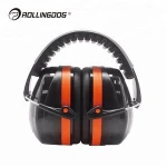 ROLLINGDOG Fashion Hearing Protection Safety Clip Ear Muffs Sound Proof Adjustable Headband Earmuffs with 31dB NRR Technology