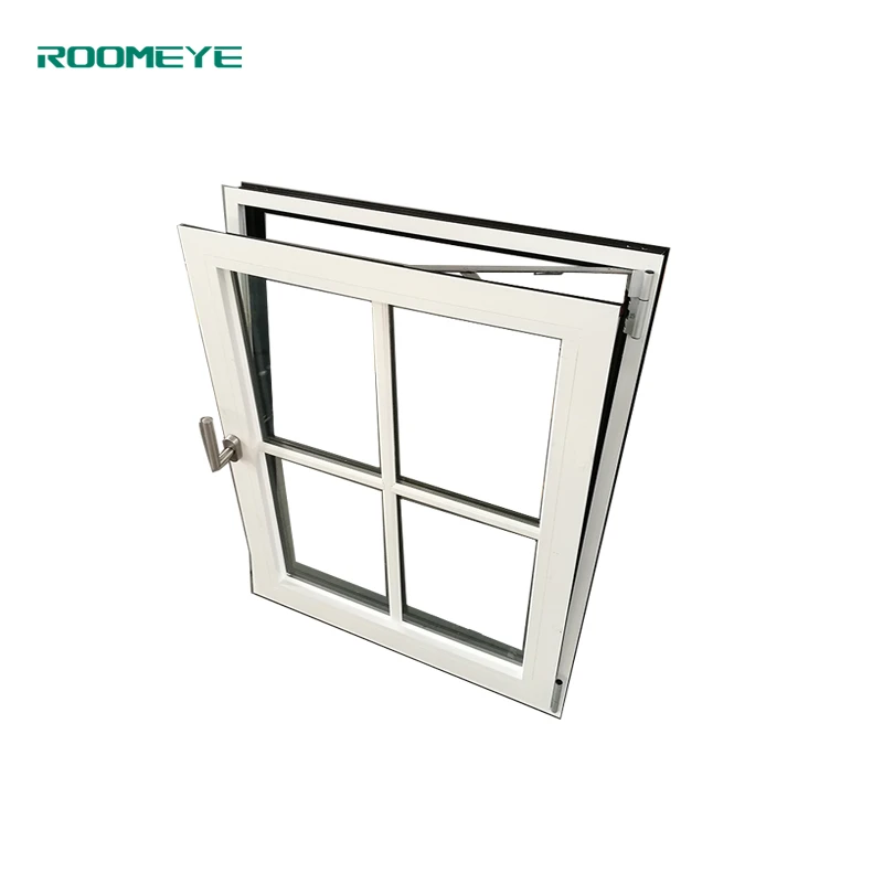 ROOMEYE aluminum tilt and turn windows with  Insert shutter