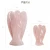 Import rose quartz natural stone handiwork gift semi-gems pink carving figurines crystal Angel from China