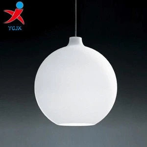 ROUND BALL PENDANT LAMP/WHITE GLASS BALL PENDANT LIGHT