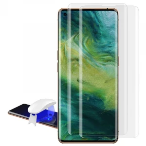 Round Corner Hd Anti-scratch Tempered Film For Oppo Find X2 Pro 5g Tempered Glass
