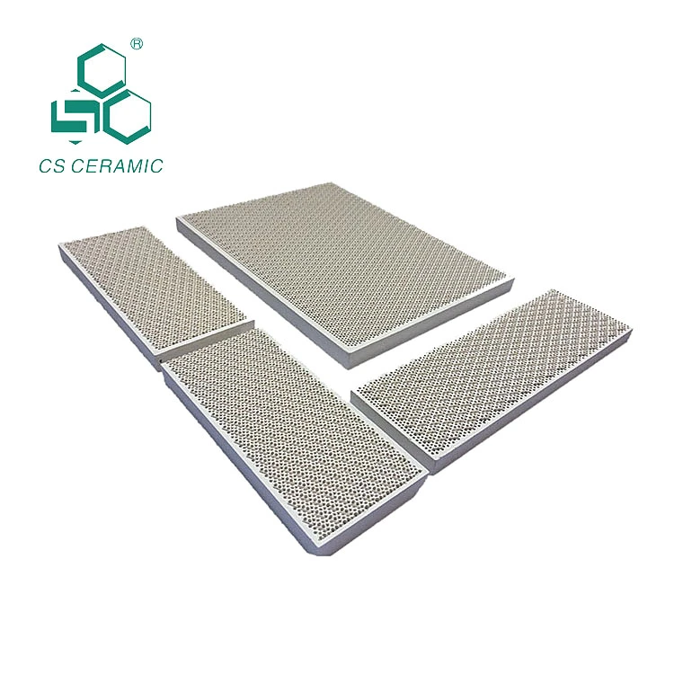 Round type infrared honeycomb ceramic plate for gas heater