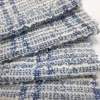 RQ396-AB228 Polyester Rayon Cotton Nylon Tweed Knit Clothing Fabric