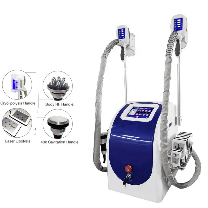 S16 5 in 1 Portable  Fat Freezing Body Slimming Weight Loss Cavitation RF Cryolipolysis Machine For Sale