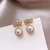 Import S925 silver needle Pearl Earrings bowknot pearl earrings 2021  Earrings from China